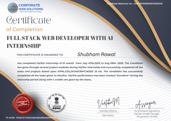 full stack web development with ai